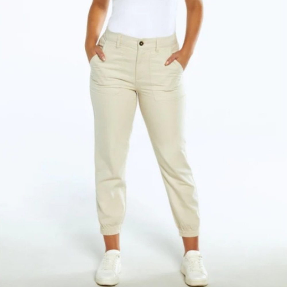 Lauren Ralph Lauren Twill Jogger Pants